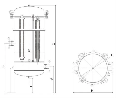 ss filter housing drawing ss filter housing drawing
